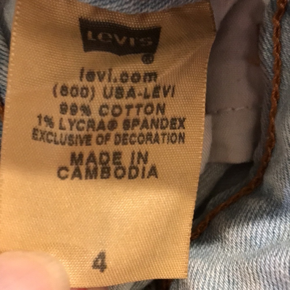 ▪️LEVI’S Mid Rise Denim Shorts - Picture 9 of 9